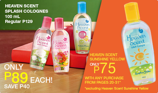 Heaven Scent Sunshine Yellow for only P75 promo